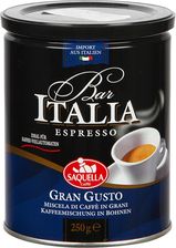 Kawa SAQUELLA 250g Bar Italia Espresso Gran Gusto Kawa Mielona Puszka