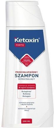 Ketoxin Forte Wzmacniający szampon przeciwłupieżowy 200 ml - zdjęcie 3