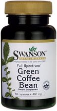 Swanson Full Green Bean Coffee ziarna zielonej kawy (zielona kawa) 400mg 60 kaps. - zdjęcie 1