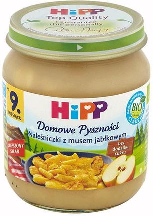 Hipp Domowe Pyszności Naleśniczki Z Musem Jabłkowym Bio Po 9 Miesiącu 200G - zdjęcie 2