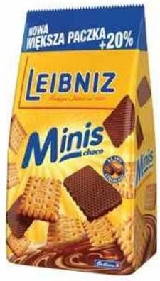 Bahlsen Leibniz Minis Choco Herbatniki W Czekoladzie Mlecznej G