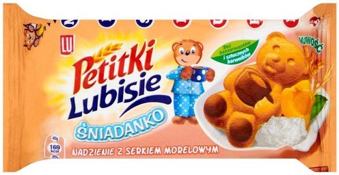 Lu Petitki Lubisie Niadanko Ciasteczka Biszkoptowe Z Serkiem Morelowym