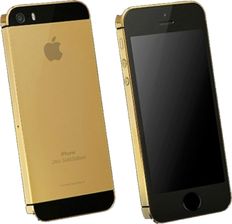 Smartfon Apple iPhone 5S 24ct GOLD EDITION 16GB czarny - zdjęcie 1