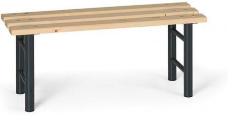 B2B Partner Ławka Szatniowa, Siedzisko - Listwy, Nogi Antracyt 420 X 1500 X 360 Antracyt - zdjęcie 2