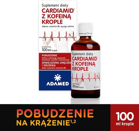 Krople Cardiamid z kofeiną 100ml - zdjęcie 5