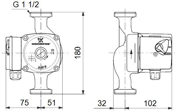 Grundfos Pompa Cyrkulacyjna UPS 25 60N 96913085 Opinie I Ceny Na