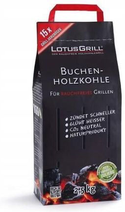LotusGrill – węgiel bukowy 2,5 kg EKOLOGICzNY - zdjęcie 2