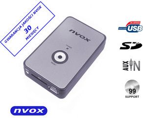 NVOX NV1080A VW 8PIN Zmieniarka Cyfrowa Emulator MP3 USB SD VW AUDI