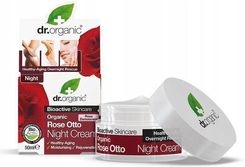 Zdjęcie Krem Dr Organic Rose Otto na noc 50ml - Głubczyce