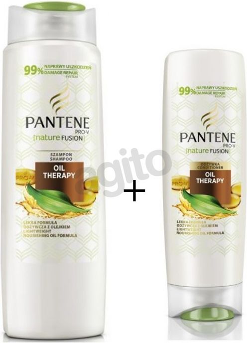 Szampon Do W Os W Pantene Pro V Nature Fusion Oil Therapy Zestaw