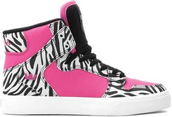 Ranking SUPRA - KIDS VAIDER HIGH PINK/ZEBRA - WHITE (PZW) Ranking Butów dla Dzieci