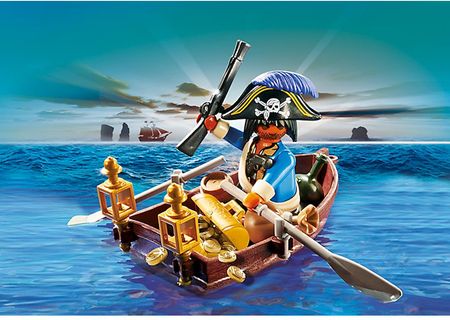 Playmobil Jajko Wielkanocne Pirat w Łódce 4942 - zdjęcie 2