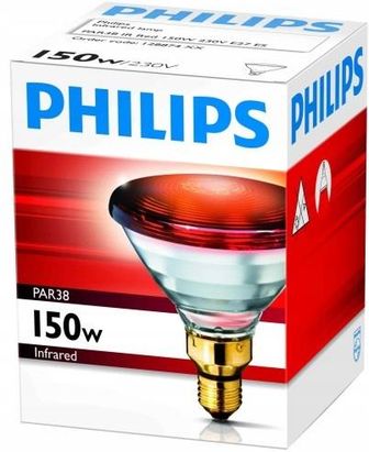 Philips PAR38 IR 150W E27 230V Red 1CT 8711500128874 - zdjęcie 2