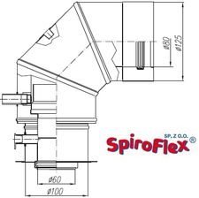 System Kominkowy Saunier Duval Spiroflex Adapter Bia Y Sk Z