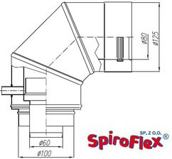 System kominkowy Vaillant Spiroflex Adapter Biały Vk Z Odskraplaczem