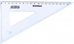 Zdjęcie Ekierka DONAU, duża, 19cm, 60°, transparentna - Bobolice