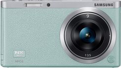 Aparat cyfrowy z wymienną optyką Samsung NX Mini Zielony + 9mm - zdjęcie 1