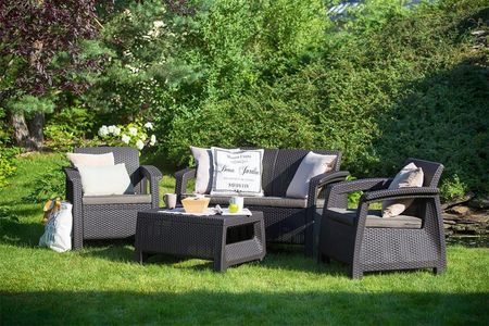Allibert Corfu Set Quatro - Antracyt / Szary - zdjęcie 4