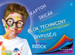 Zdjęcie Blok techniczny KRESKA Superior, A3, 170g/m2, 25 kart. kolor - Gryfice