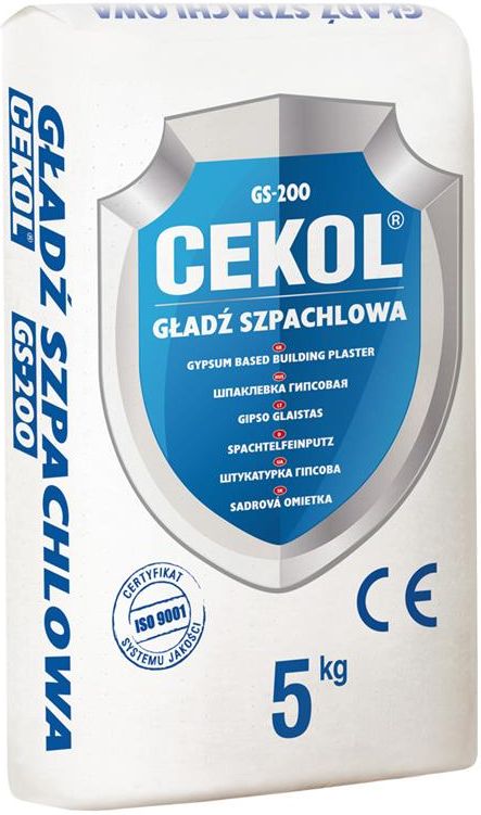 Zaprawa Cekol Gładź Szpachlowa Gs 200 5kg Opinie i ceny na Ceneo pl