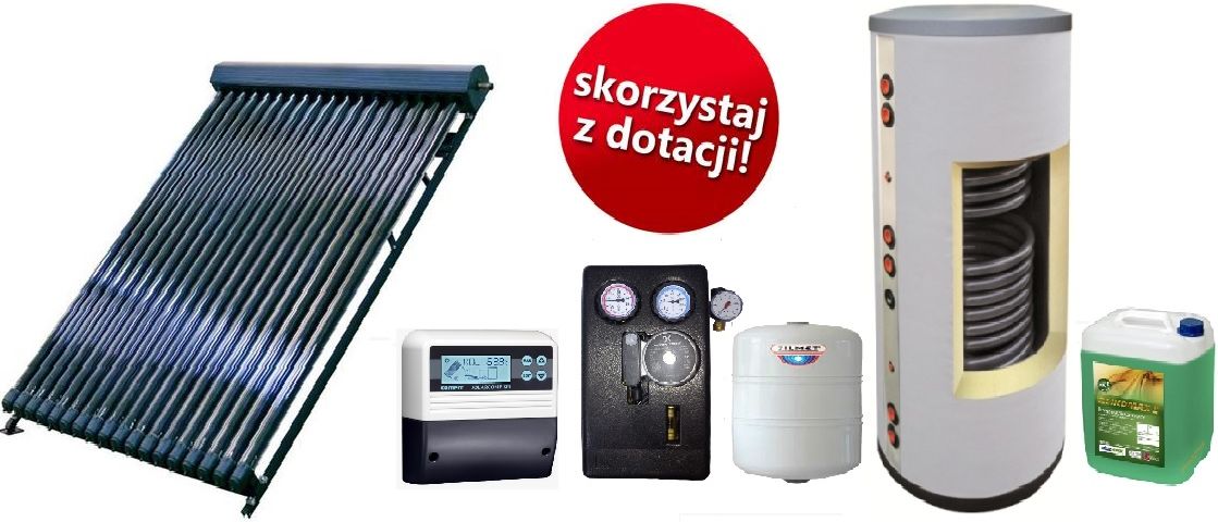 Pakiet solarny Silesia Eko System Kolektory Słoneczne Zestaw 44 Rury