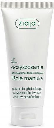 Ziaja Liście Manuka Pasta do głębokiego oczyszczania twarzy 75ml - zdjęcie 4