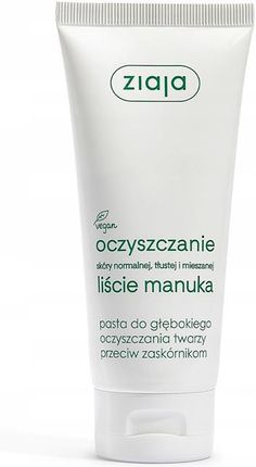 Ziaja Liście Manuka Pasta do głębokiego oczyszczania twarzy 75ml - zdjęcie 3