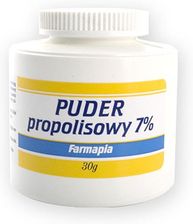 Puder Propolisowy 7% Preparat na stany zapalne skry otarcia i oparzenia 30g