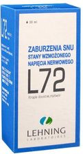 Lek homeopatyczny LEHNING L- 72 30 ml - zdjęcie 1