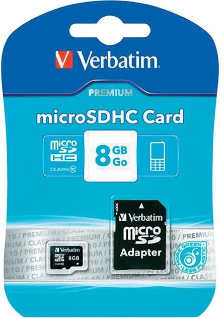 Karta pamięci do aparatu Verbatim microSDHC 8GB Class 10 44081 Ceny