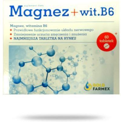 Tabletki Magnez Wit B6 Forte 60 Szt Goldfarmex Opinie I Ceny Na