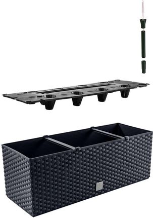 Prosperplast Skrzynka Z Systemem Nawadniania Rato Case Drtc800 Antracyt 33x80x32c m - zdjęcie 4