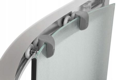 Invena 80x80x180 R55 profile chrom szkło mrożone AK-46-181 - zdjęcie 6