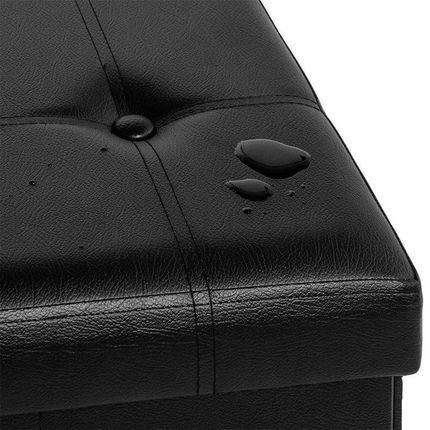 Wideshop Czarny Puf Art 252 - zdjęcie 2