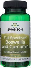 Zdjęcie Swanson Full Spectrum Boswellia & Curcumin Boswellia I Kurkumina 60 kaps. - Słupsk