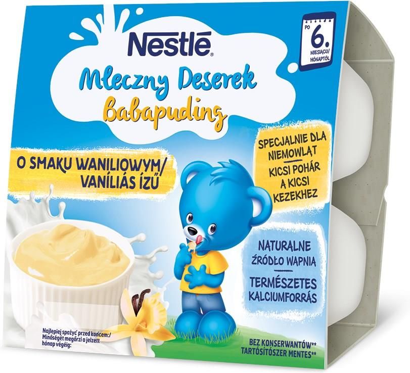 NESTLE Mleczny Deserek O Smaku Waniliowym dla niemowląt po 6 Miesiącu