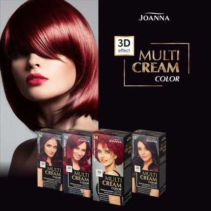 Joanna Multi Cream Color Farba do włosów 36 Królewski burgund - zdjęcie 5