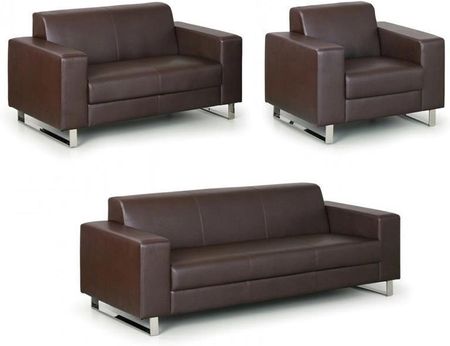 B2B Partner Sofa 2-Miejscowa Brązowy 840x1550x870 - zdjęcie 2