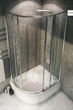 Kabina prysznicowa Rea Impuls Plus 80x100 GR prawa - zdjęcie 1