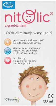 Pipi Nitolic przeciw wszawicy spray 30 ml + grzebień - zdjęcie 2