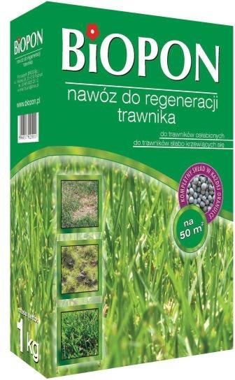 Nawóz BIOPON DO REGENERACJI TRAWNIKA 1KG Ceny i opinie Ceneo pl