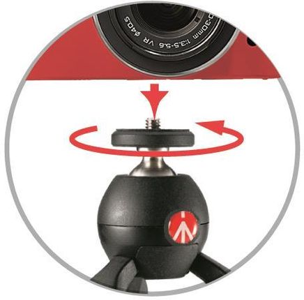 Manfrotto Mini Pixi Czarny MTPIXI-B (170792) - zdjęcie 3