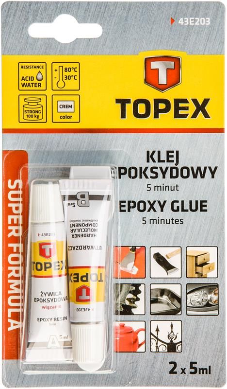 Klej Topex Epoksydowy 2X5Ml 43E203 Opinie I Ceny Na Ceneo Pl