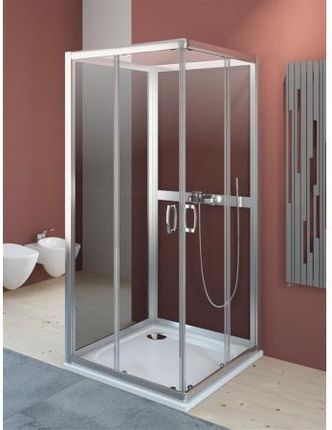 Radaway Premium Plus 2S Komplet ścianek tylnych 90x90 szkło przejrzyste 33433-01-01N - zdjęcie 2