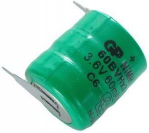 Zdjęcie GP Akumulator 60BVH3A2H 3.6V 60mAh NiMH (GP60bvhx3) - Poznań