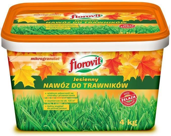 Nawóz Florovit Nawóz Jesienny Do Trawnika 4Kg Ceny i opinie Ceneo pl