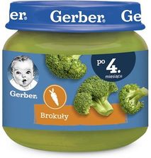 Zdjęcie Gerber Obiadek Brokuły dla niemowląt po 4 Miesiącu 80g - Puck