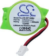 Cameron Sino Playstation 3 Cr2032-Lc1 200Mah 0.60Wh Li-Ion 3.0V (CS-SP130BU)