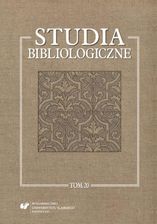 Zdjęcie Studia Bibliologiczne. T. 20: Z Życia Książki. Ochrona I Konserwacja Zbiorów Bibliotecznych Oraz Konteksty (E-book) - Piotrków Trybunalski