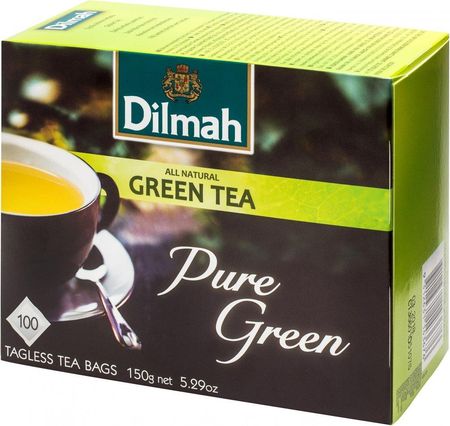 Dilmah Pure Green Zielona Herbata 150g 100t. - zdjęcie 3